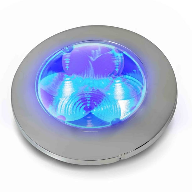 FO-4135-M4 Five Oceans Interior Round LED Flush Mount Ceiling Light 4 Pack Blue